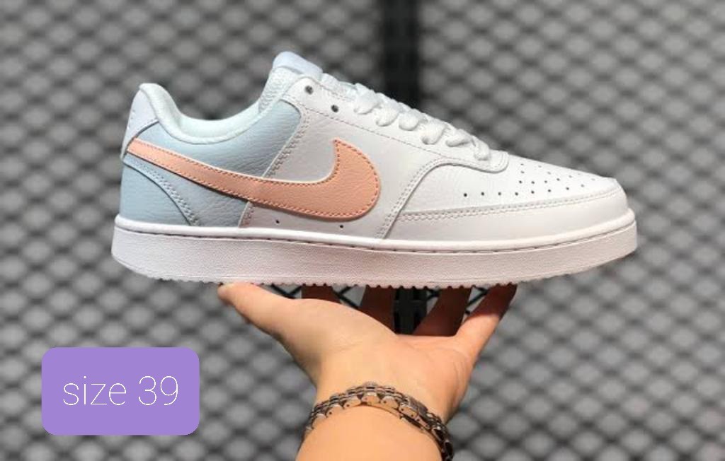Nike court vision low, Fesyen Pria, Sepatu , Sneakers di Carousell