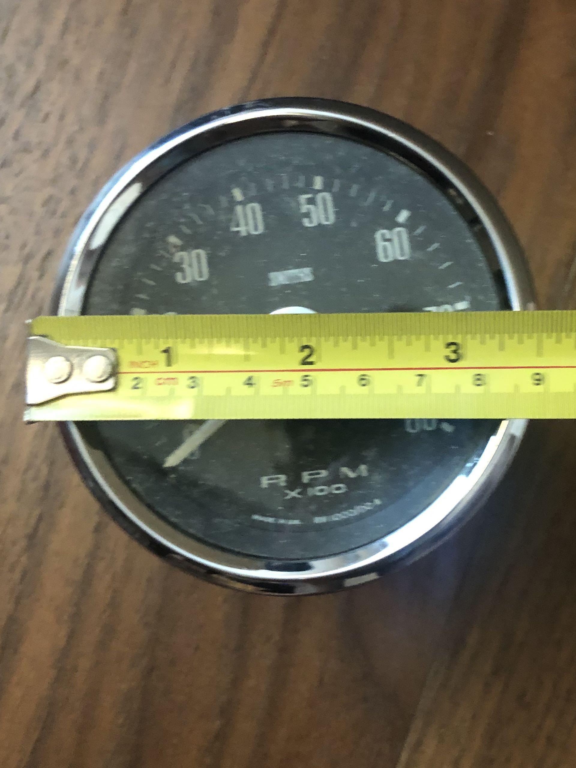 NOS 1960s Vintage Smiths RPM gauge tachometer classic mini MGB Triumph
