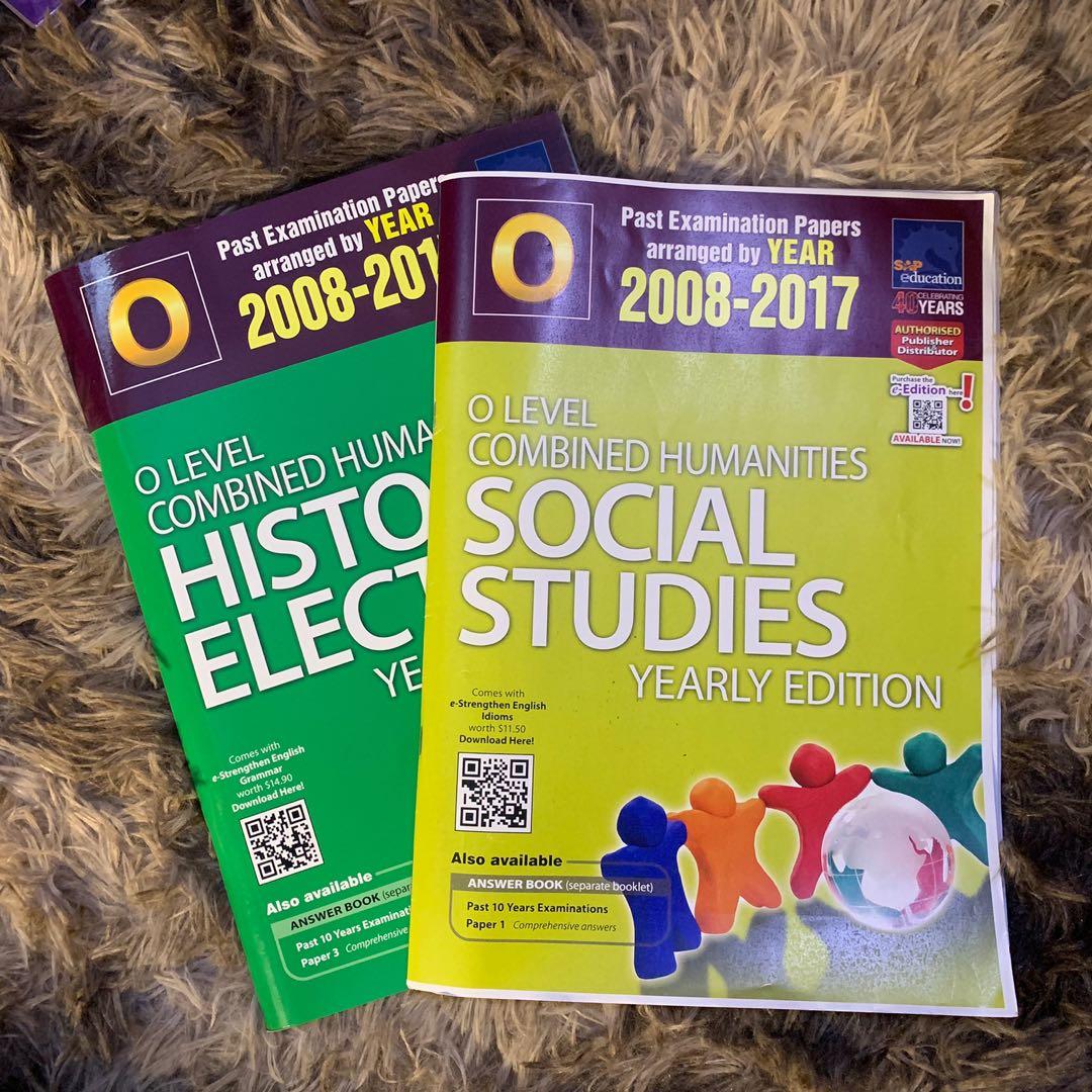 O Level Combined Humanities TYS History Social Studies Secondary School