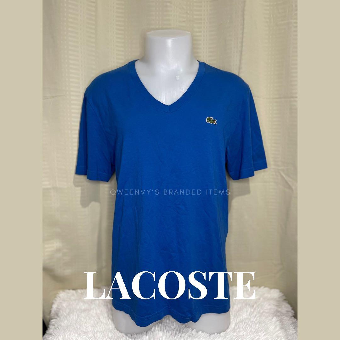 Lacoste live v neck t shirt top