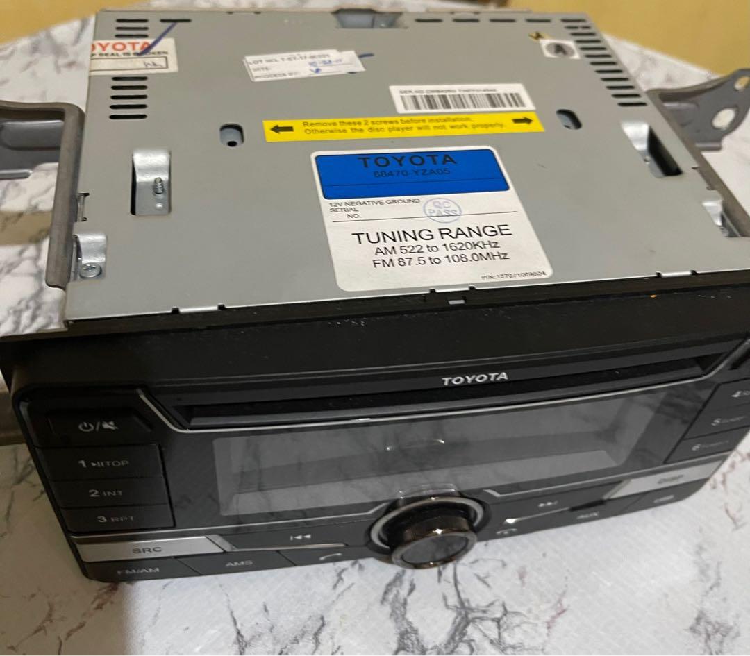 Repriced: Original All New Toyota Innova Head Unit like new, Car Parts ...