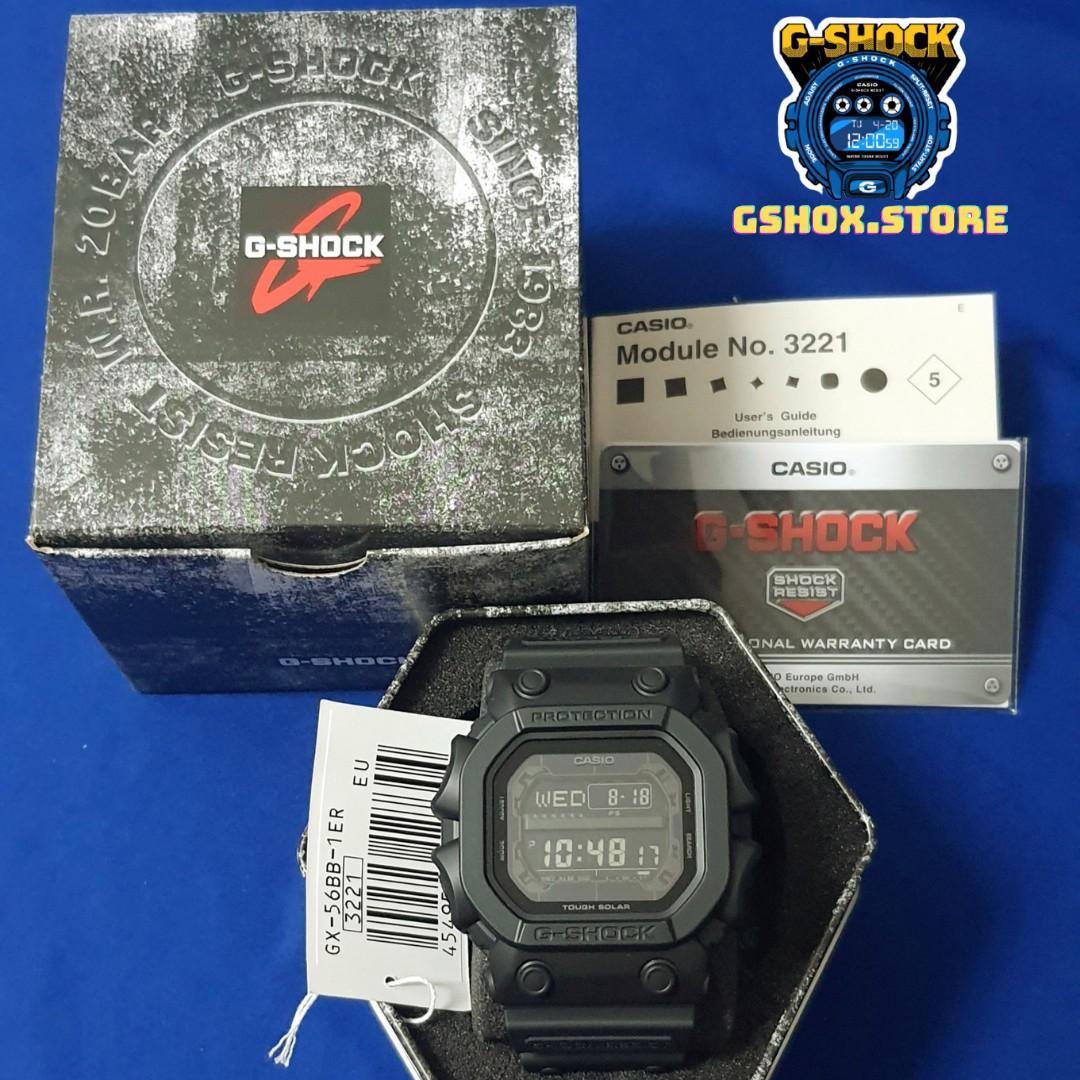 Original G Shock GX 56BB petak king blackout Men s Fashion