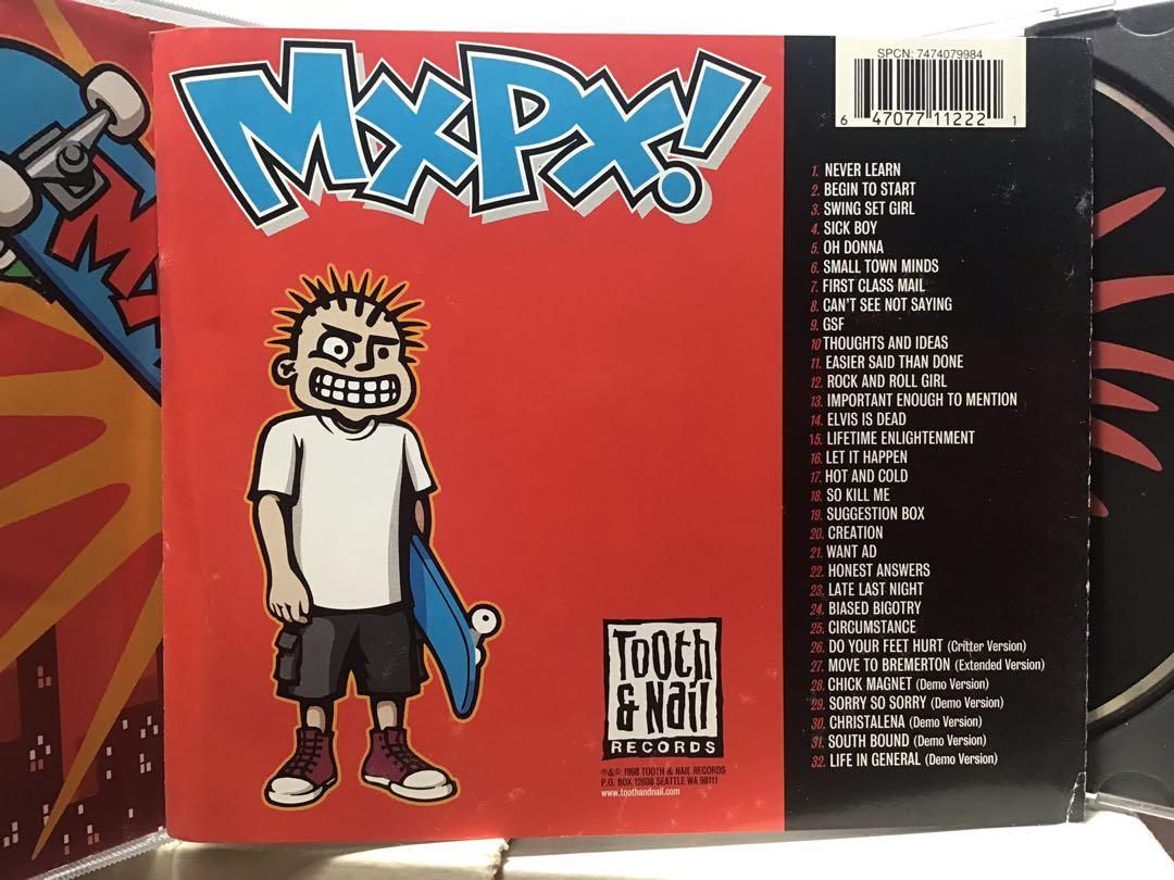 1998　Punk　on　Happen　it　Rock,　OOP　DVDs　US　CDs　ORIGINAL　Media,　MXPX　Hobbies　Let　Music　Toys,　90s　USA　Anubis　CD　PRESS　Carousell