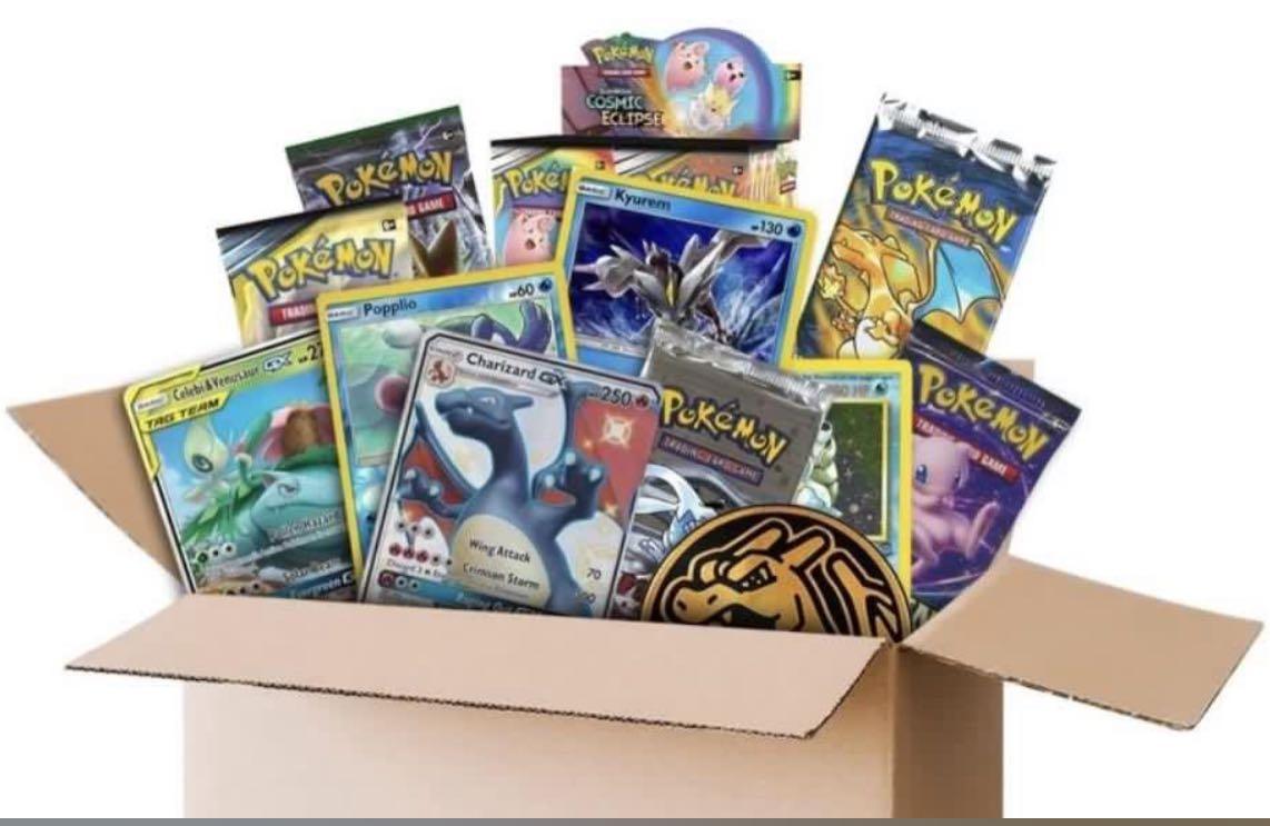 Rares/ WOTC and More pokemon card mystery box Guaranteed Booster Packs Holos 