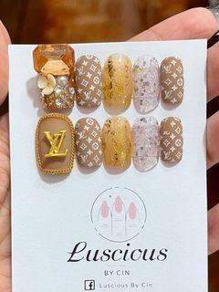 PWP] Louis Vuitton nail stickers, Beauty & Personal Care, Hands & Nails on  Carousell