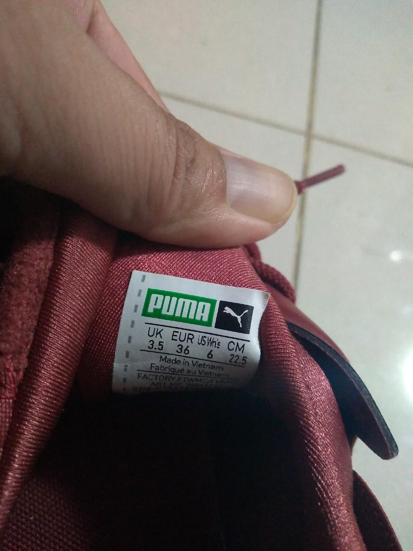 Puma muse maroon Women s Fashion Footwear Sneakers on Carousell