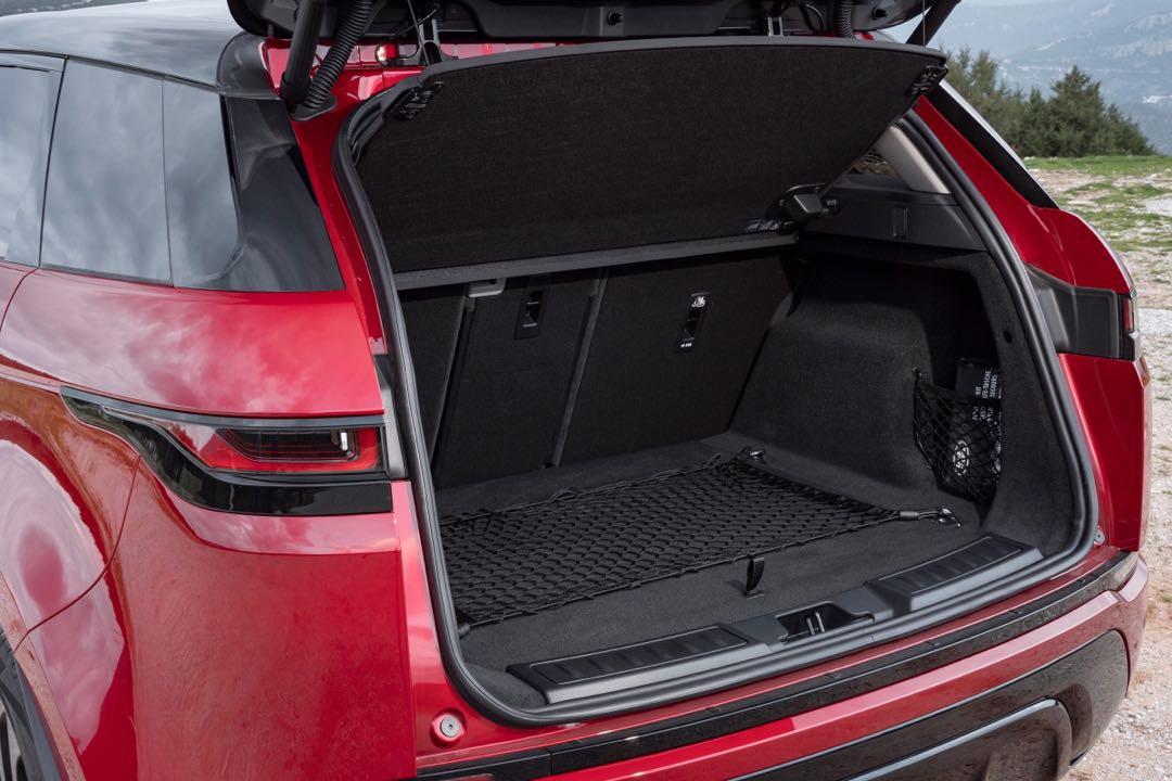 Evoque outlet boot space