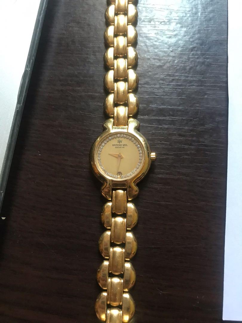 Raymond Weil Watch (Category: Women's Watches) located in Manila. Submitted by lars13 (Listing ID 1085032253, Image 2). Description: Watch only Need repair forgot for what That was around 3,500 (pre pandemic) Update: Went to a different watch store recently to check 7K quotation for the circuit repair You might be able to find a cheaper watch repair store FIRM with price.