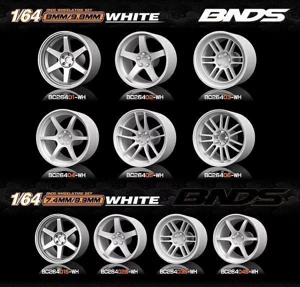 *READY STOCK* BNDS PREMIUM 1/64 RIMS TYRE HOTWHEELS TOMICA TARMAC ...