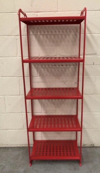 Ikea online shelves red