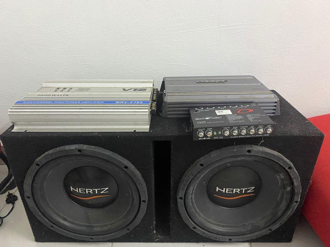 Speaker Box Kereta Complete Amplifier Audio Soundbars Speakers