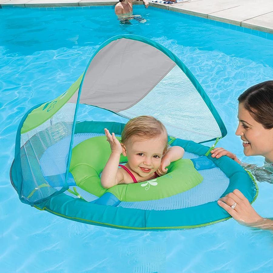 Swimways Baby Spring Float Sun Canopy, Babies u0026 Kids, Infant Playtime on  Carousell