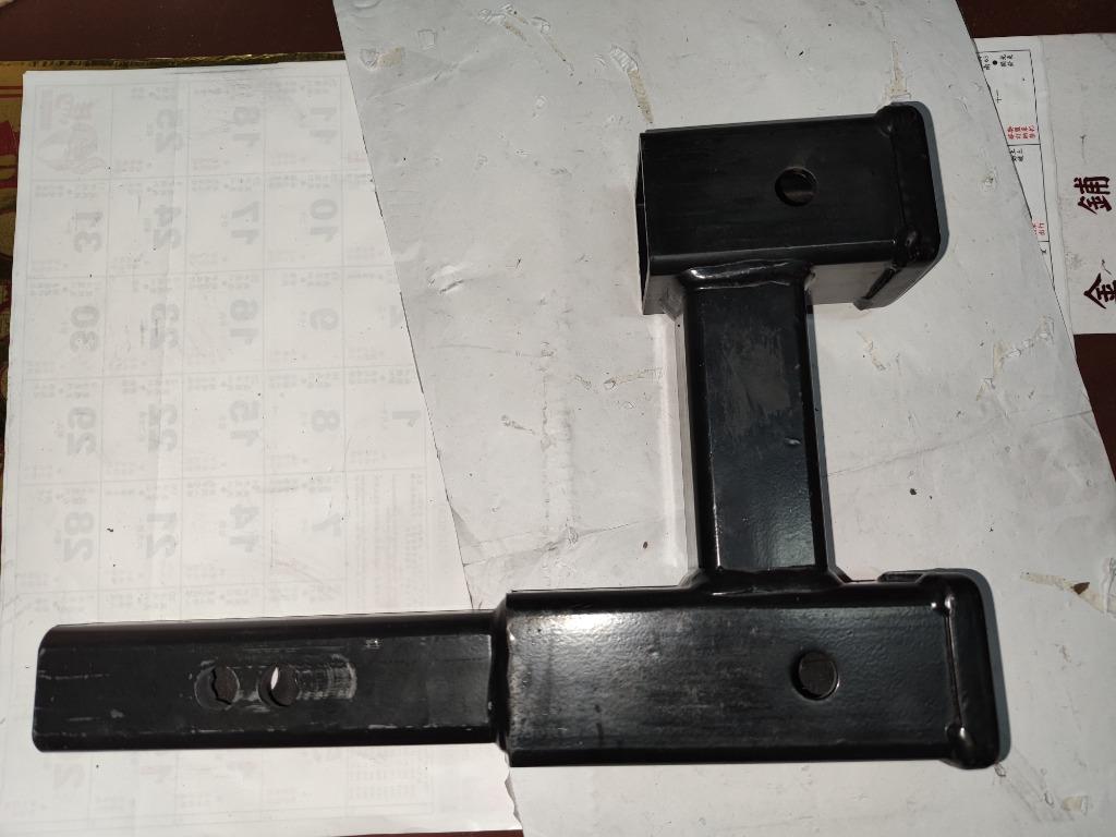 Towever 84131 Trailer 2 inches Dual Hitch Receiver Adapter Extender for ...