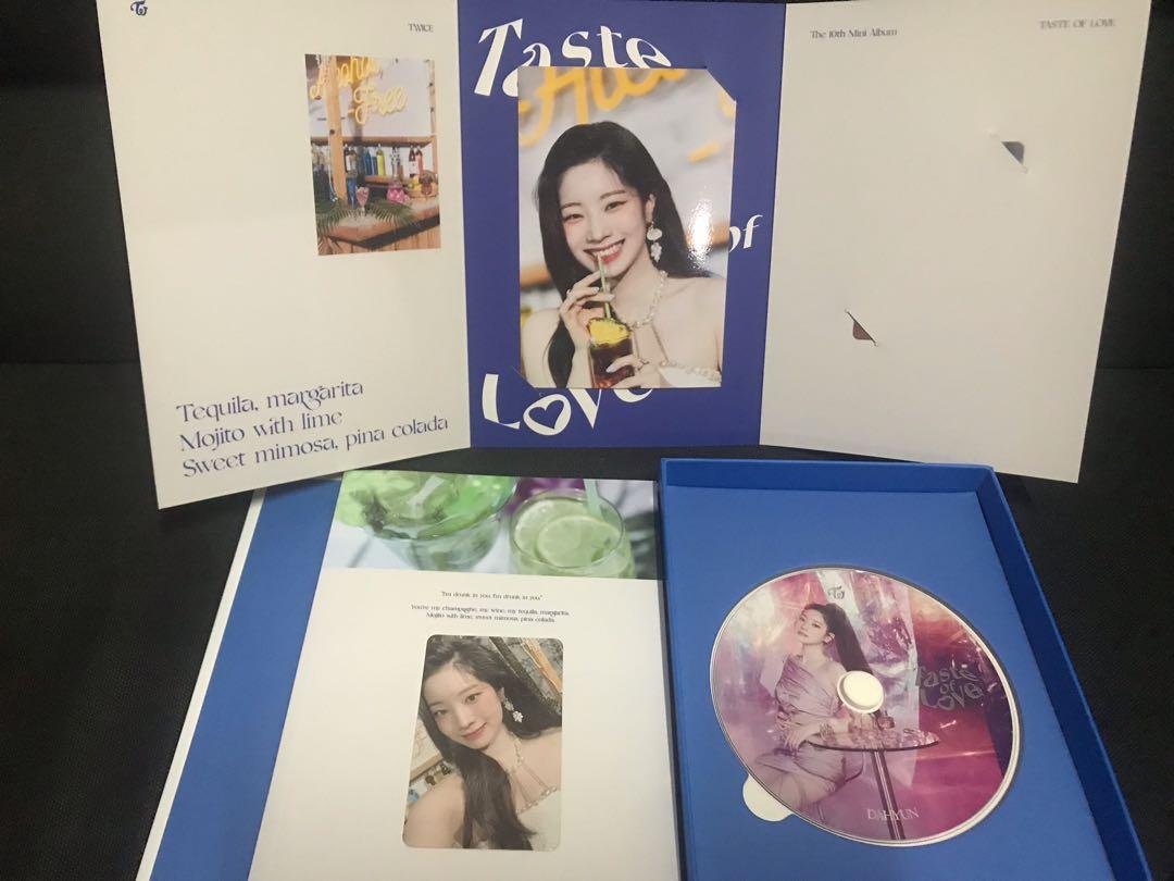 Twice Taste Of Love Taste Ver Dahyun Set Hobbies Toys Memorabilia Collectibles K Wave On Carousell