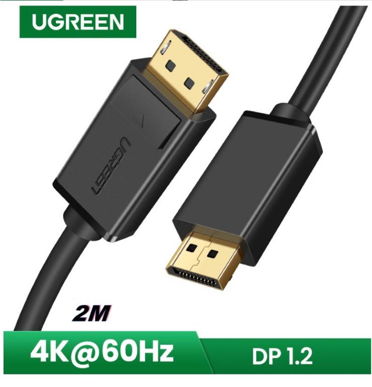 UGREEN DisplayPort 1.2 Cable 4K HDR 60Hz 2K 144Hz Display Port Adapter For Video PC Laptop TV DP 1.2 Cable 2 Meter Computers Tech Parts Accessories Cables Adaptors on Carousell