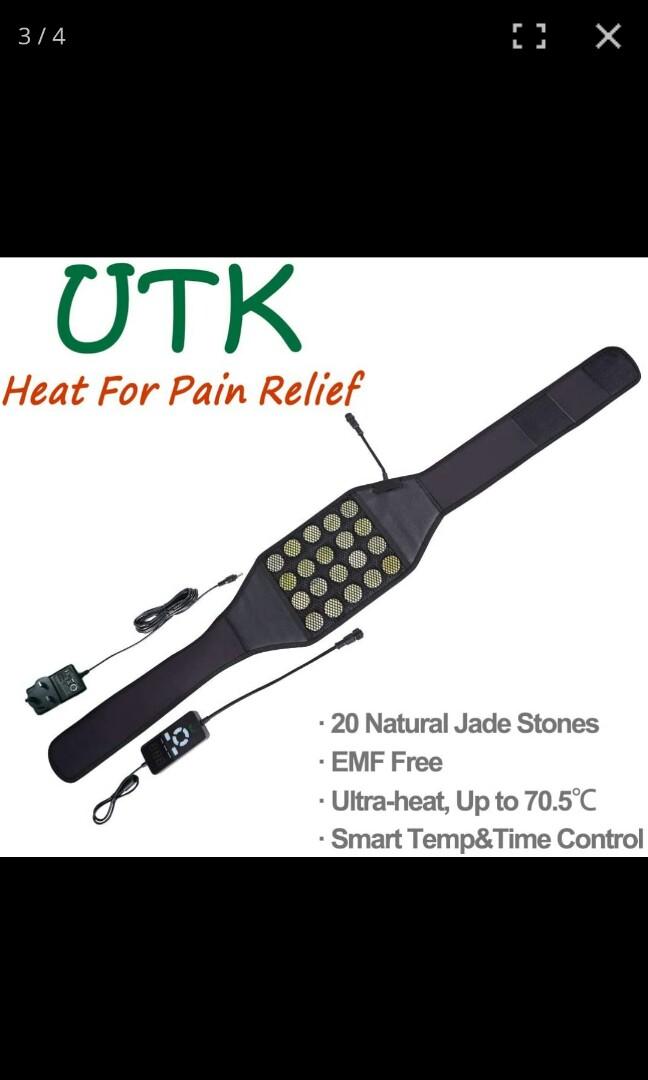 UTK Jade Back Far Infrared Heating Pad for Back Pain, Infrared Heating