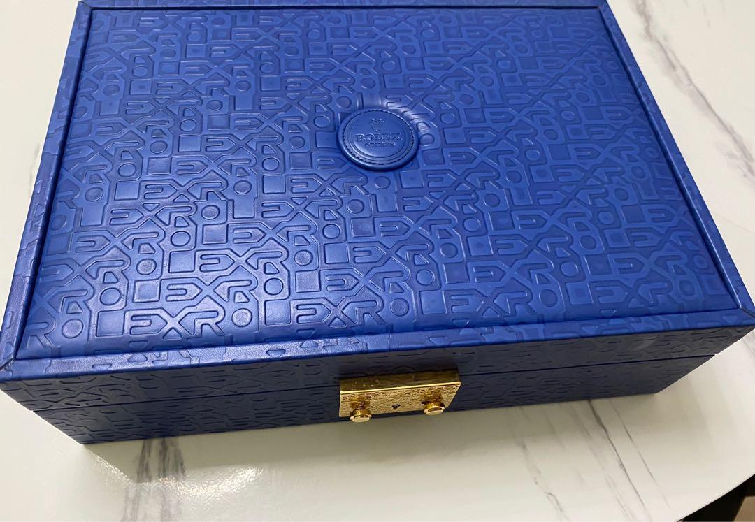 Rolex hotsell blue box