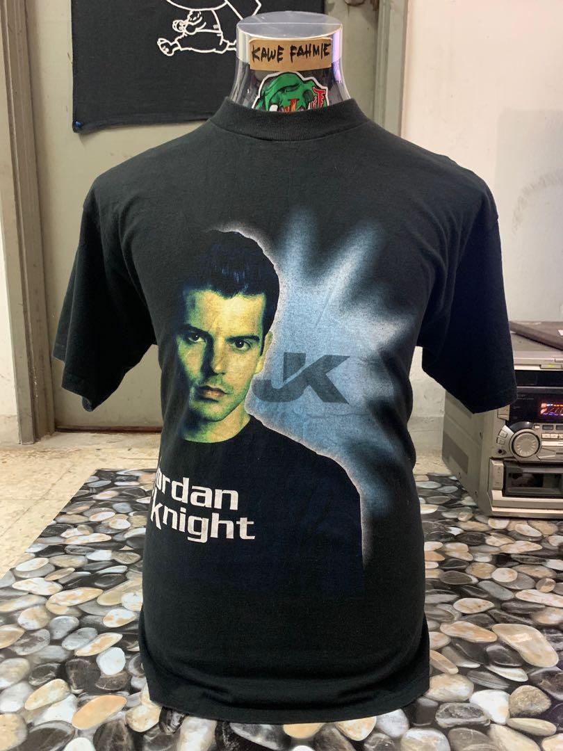 FINAL Vtg 90s Jordan Knight x American Singer Solo Tshirt Men s Fashion Tops Sets Tshirts Polo Shirts on Carousell