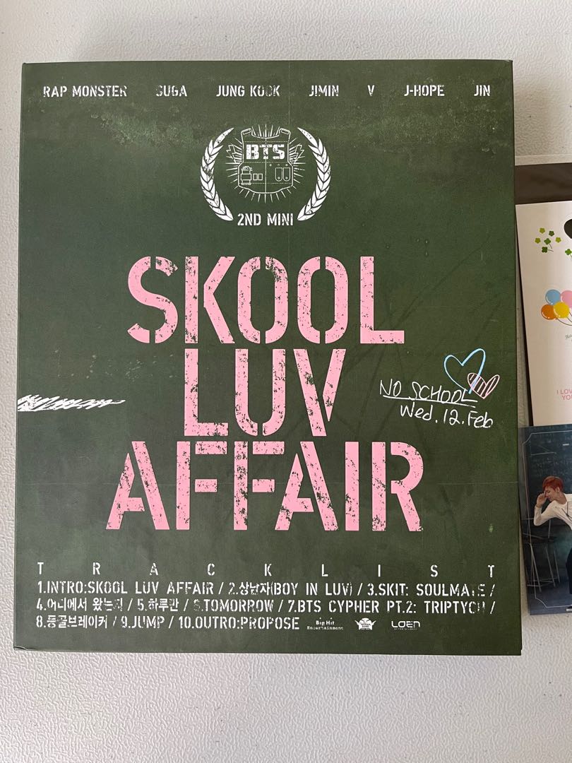 Skool Luv Affair Bts Big Hit Entertainment