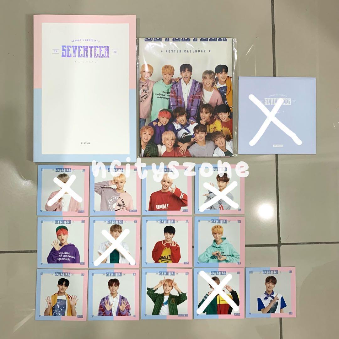 [WTS] SEVENTEEN SEASON’S GREETINGS 2018 2019, Hobbies & Toys
