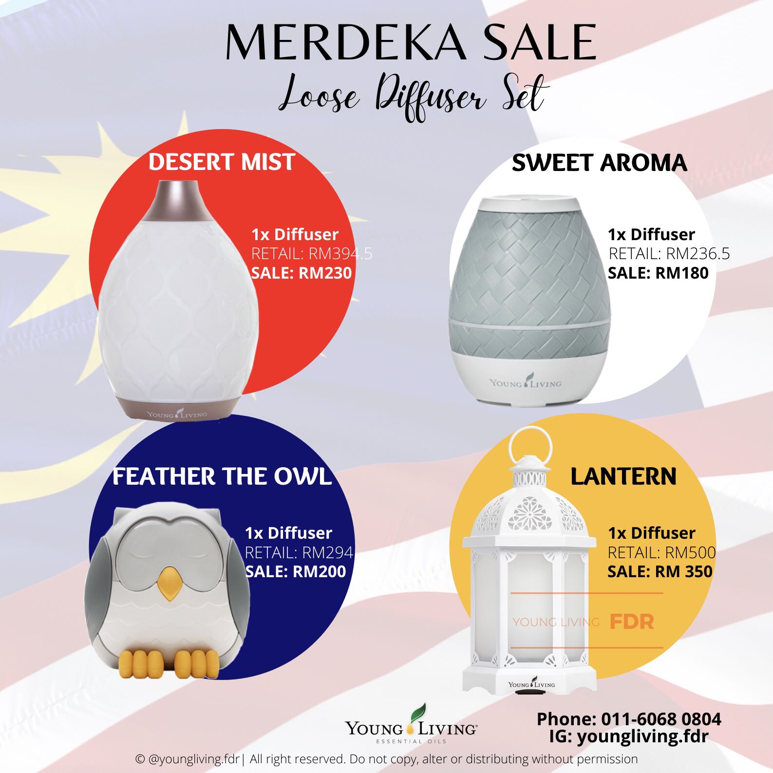 Harga diffuser young hot sale living