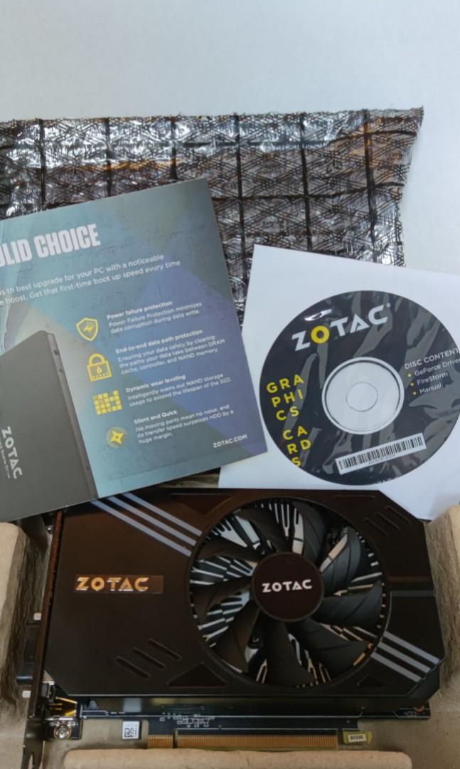 Zotac GTX 1060 6GB Single Fan, Computers & Tech, Parts