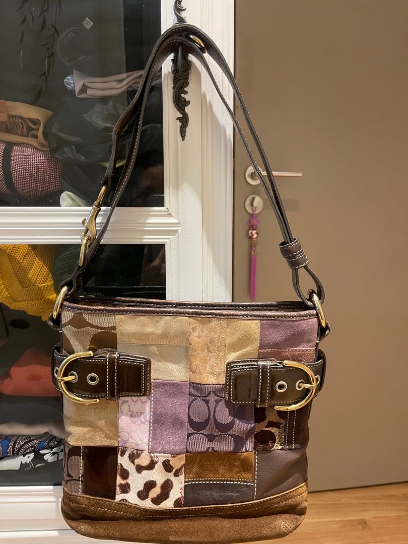 Coach patchwork crossbody discount purse