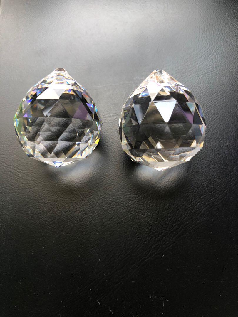 30mm Prism cut chandelier crystal ball, Furniture & Home Living ...