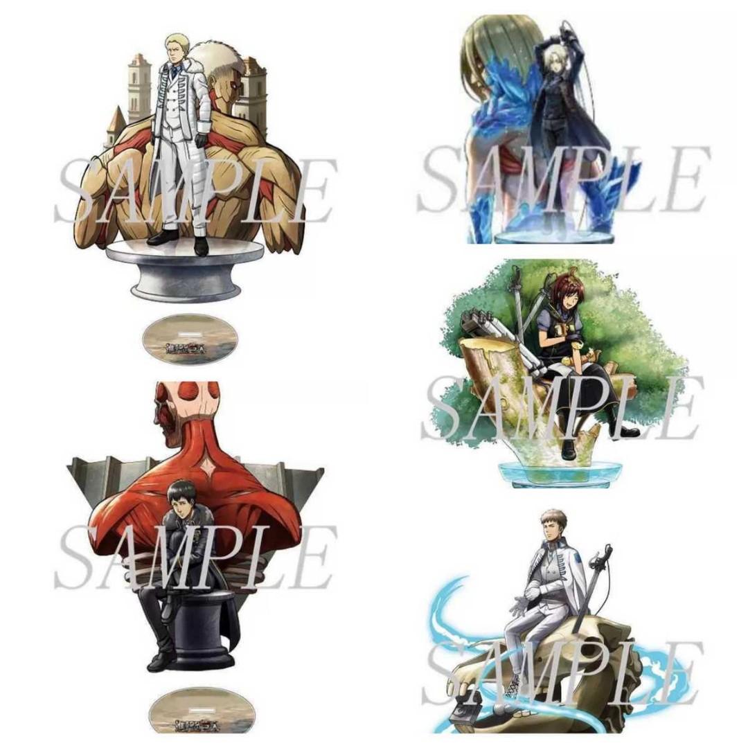 進撃の巨人 巨人立牌兵長アクリルスタンドアクスタ 全10種類セット エレンアルミンジャンベルトルトリヴァイエルヴィン 興趣及遊戲 玩具 遊戲類 Carousell