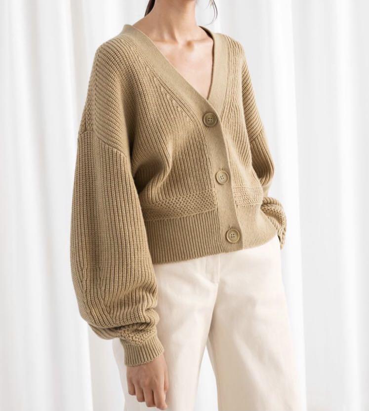 Other stories cropped outlet cardigan