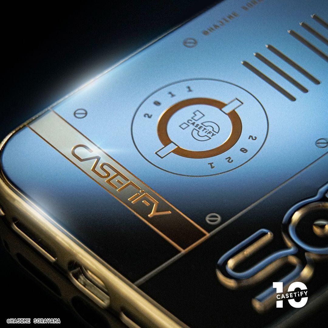 (靚number!) Sorayama x Casetify 10th Anniversary stainless steel phone