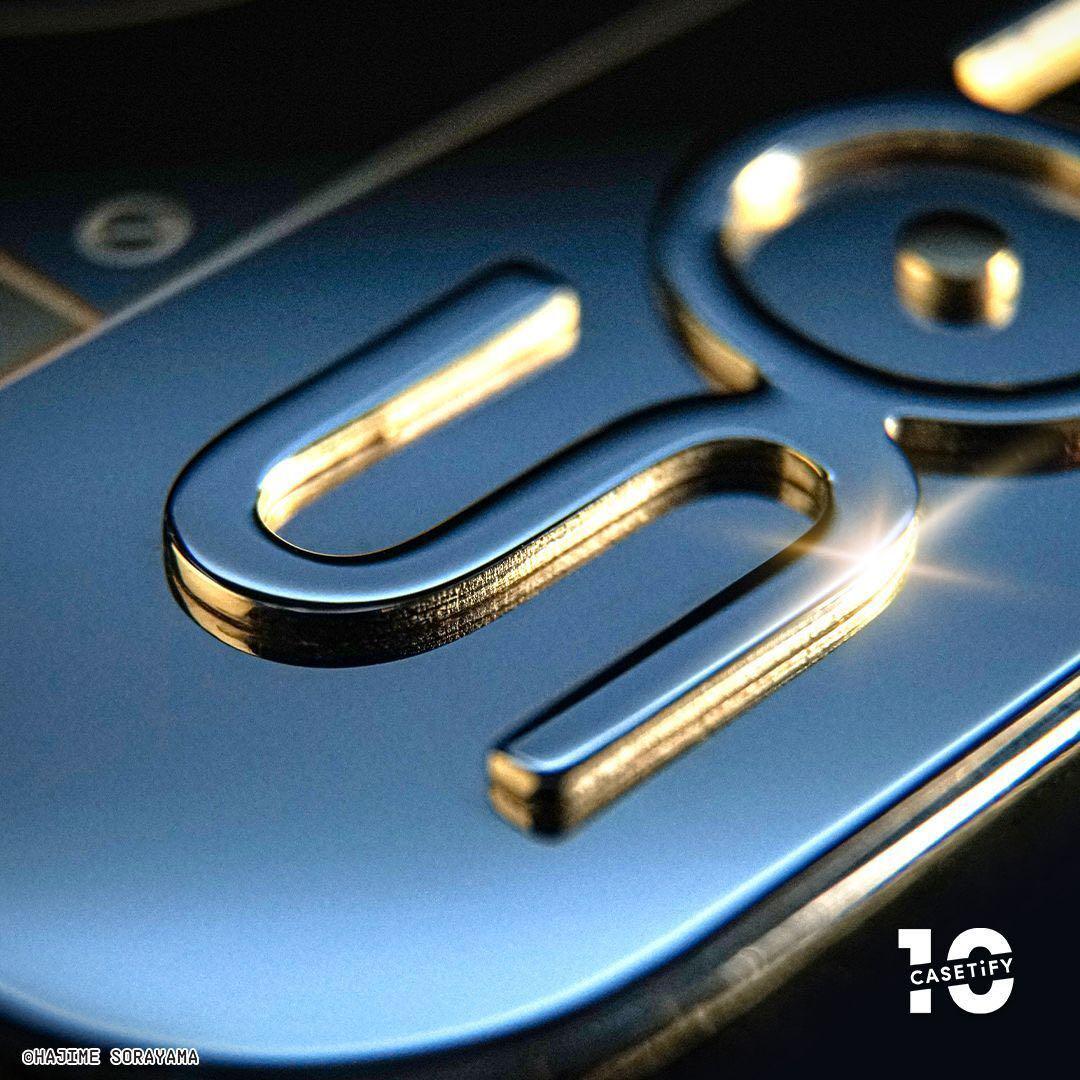 (靚number!) Sorayama x Casetify 10th Anniversary stainless steel phone