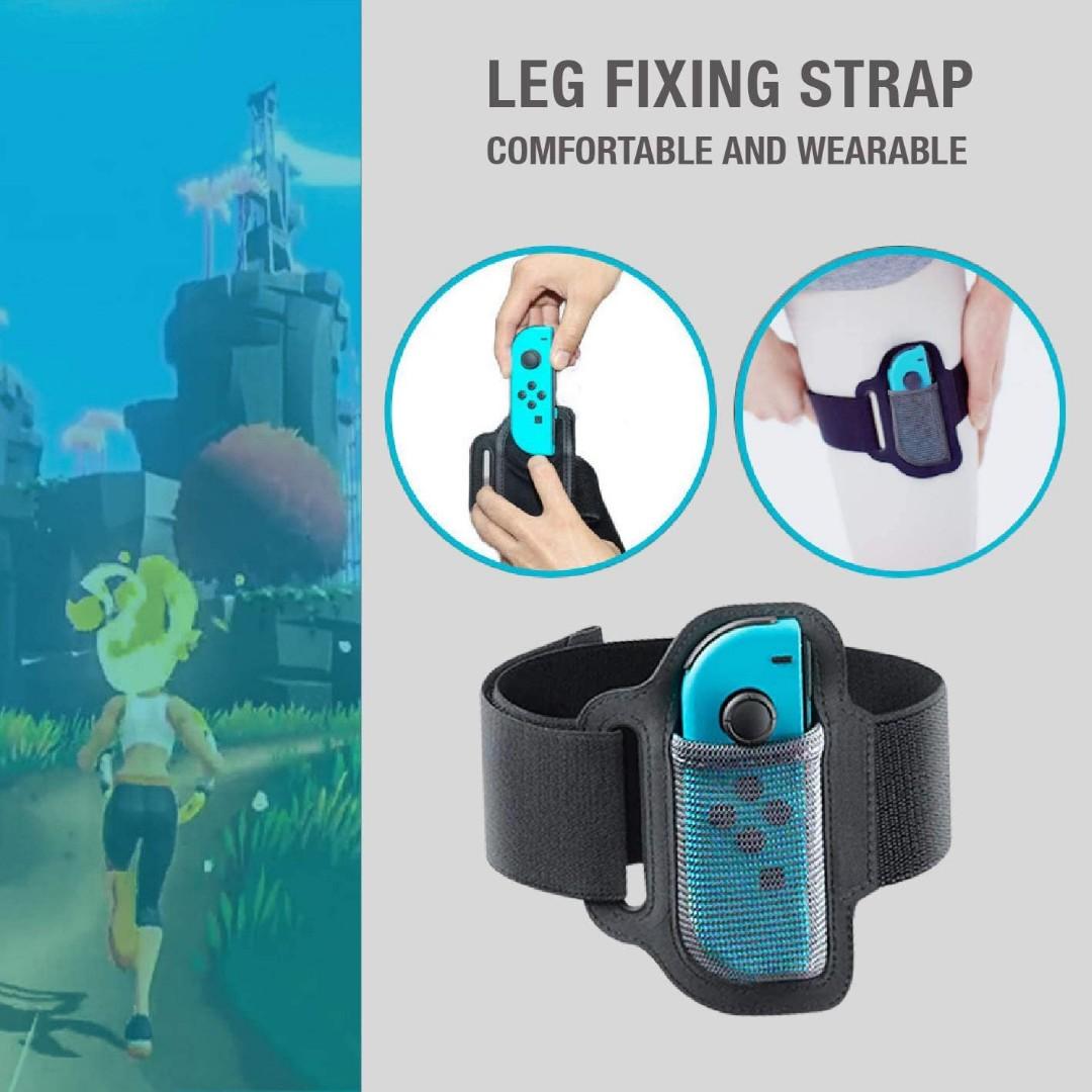 2022 Switch Sports Soccer/NS Ring Fit Adventure Elastic Leg Strap for  Nintendo Switch Oled Joycon Controller Game Accessories