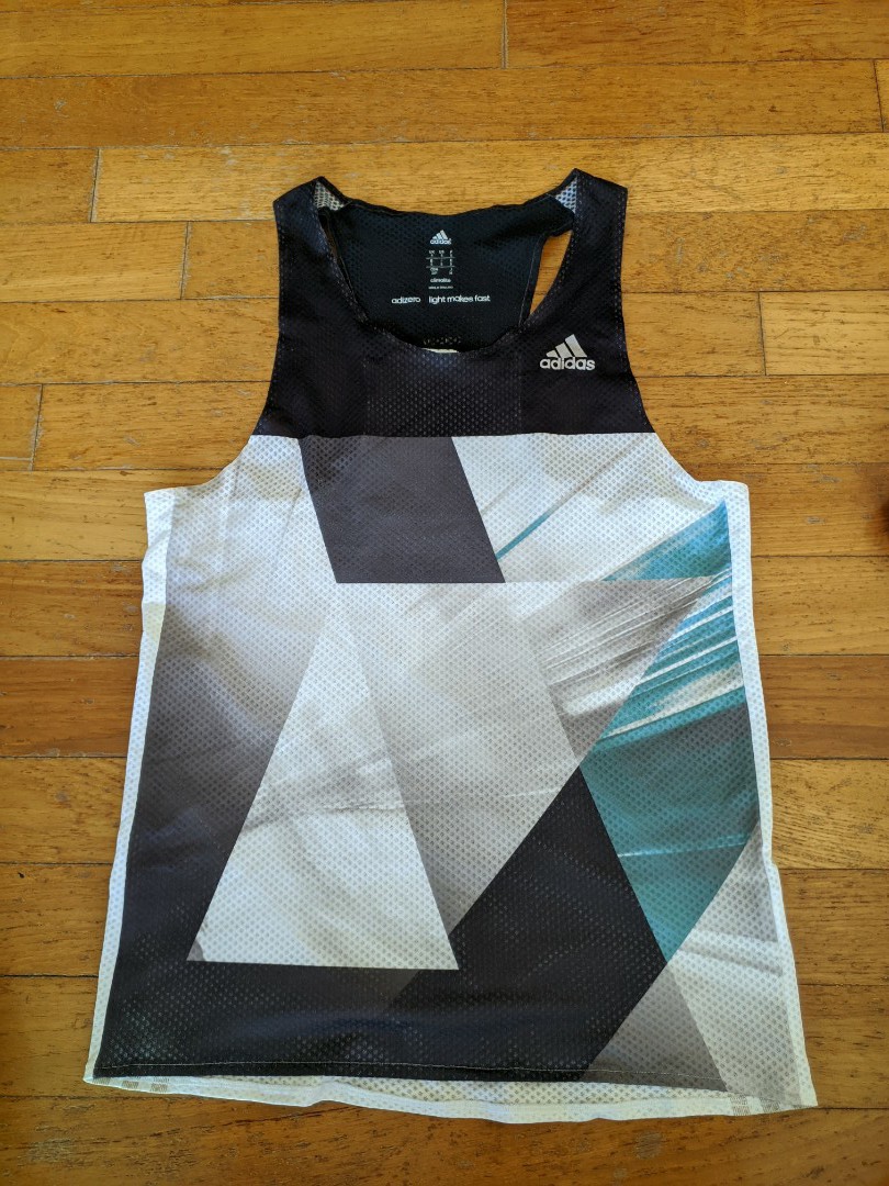 Adidas Adizero Racing Singlet Size S Men s Fashion Activewear on