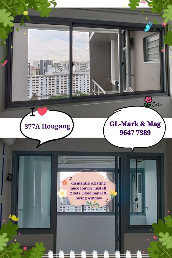 Aluminium windows and grilles for HDB & BTO62853067605377112