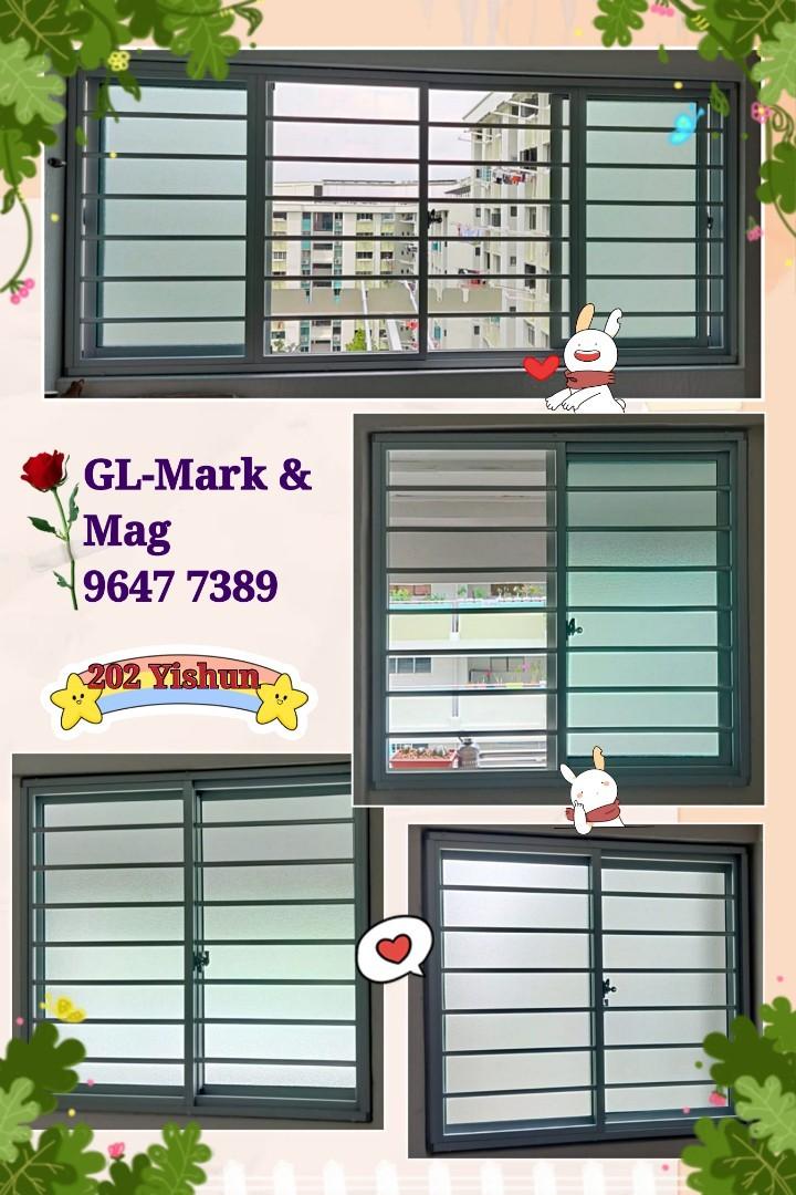 Aluminium windows and grilles for HDB & BTO62853067605377111