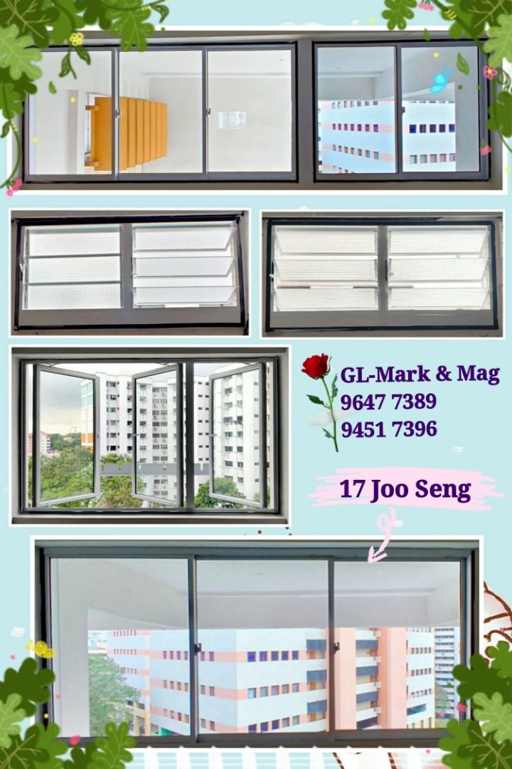 Aluminium windows and grilles for HDB & BTO62853067605377114