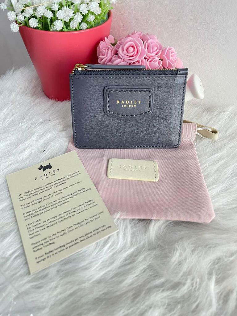 Radley peach Chin Wag small Coin Purse Radley Dust Cover Small Women's purse  NWT | eBay