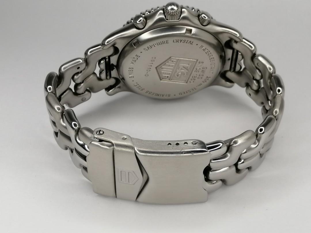Authentic TAG HEUER y series chronograph watch (Category: Men's Watches) located in Manila. Submitted by deejaymoh (Listing ID 1104658971, Image 3). Description: Authentic TAG HEUER watch Swiss made Full size 40mm Accurate time keeping Very good running condition.