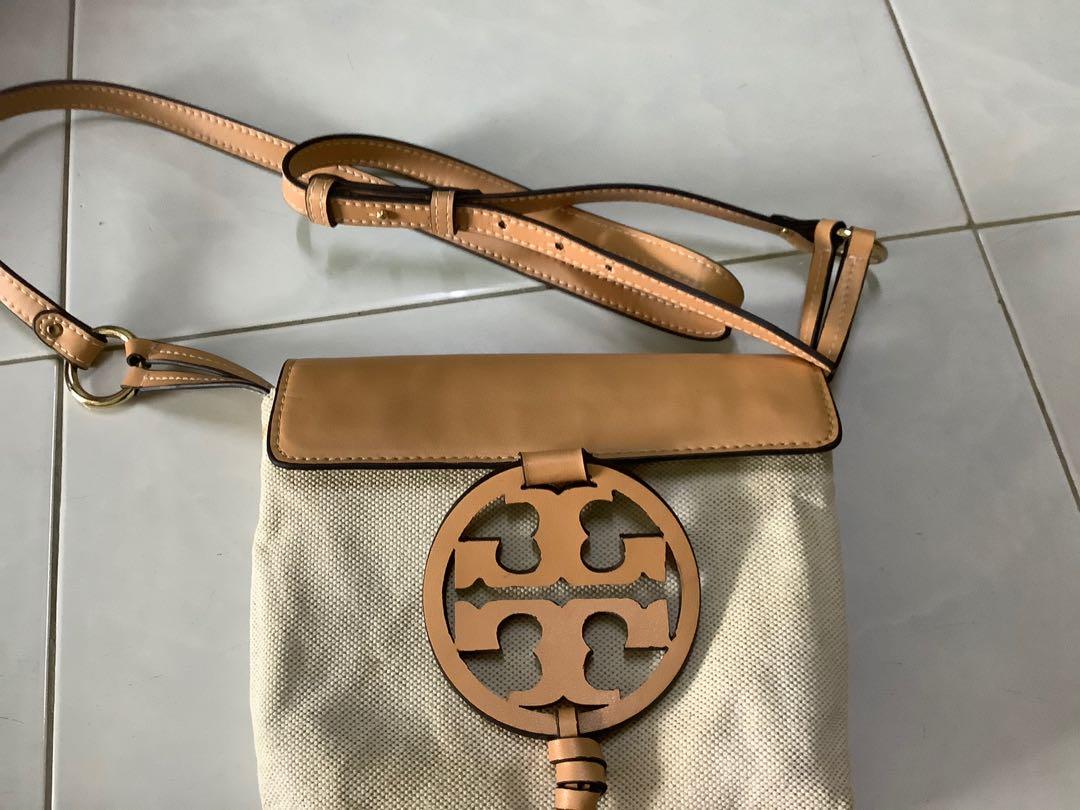 Tory burch miller leather crossbody hot sale