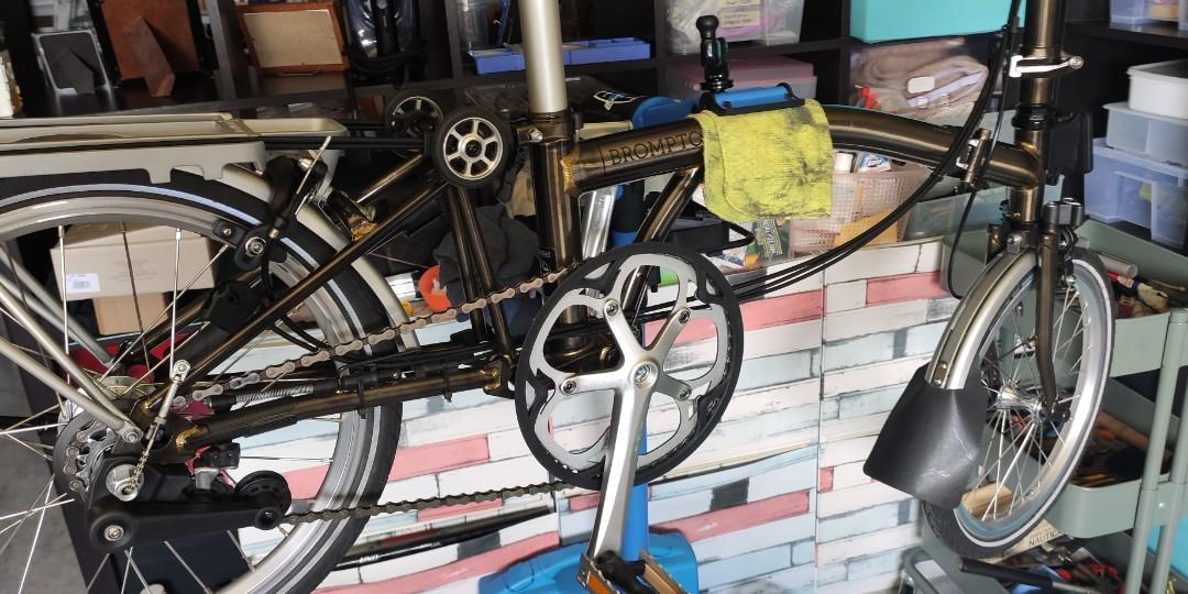 BB installation for Brompton (Category: Parts & Accessories) located in Singapore. Submitted by bromptonsg (Listing ID 1104575813, Image 4). Description: Upgrade your old creaking BB ... bring your own. Retap svc available.
