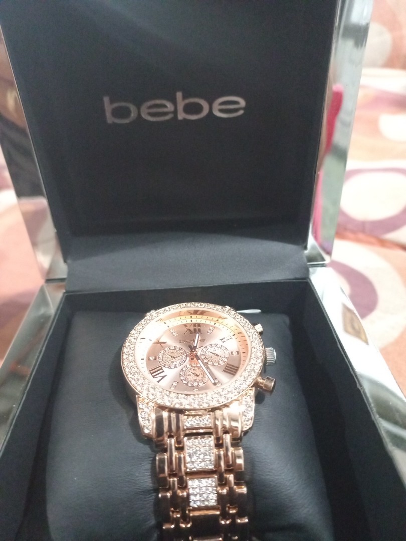 Bebe store watch gold