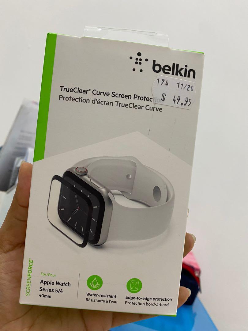 Belkin trueclear curve screen protector hotsell for apple watch 44mm