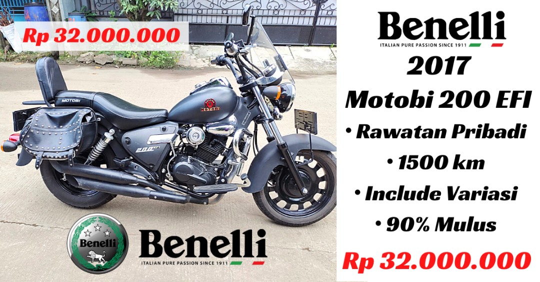 Benelli MOTOBI 200 EFI 2017, Motor di Carousell