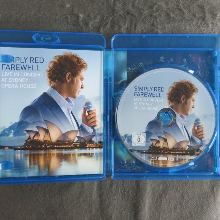 bLu-ray 演唱會) SiMPLY RED - LiVE in Concert at SYDNEY OPERA HOUSE (11年made in  EU)