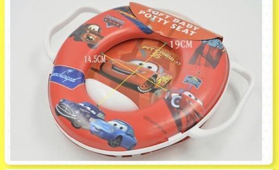 Lightning mcqueen toilet seat top