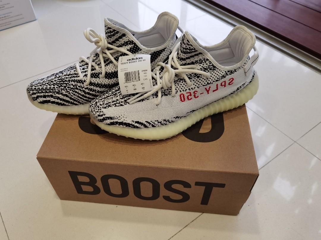 BNIB Yeezy 350 V2 Zebra UK10.5 Men s Fashion Footwear