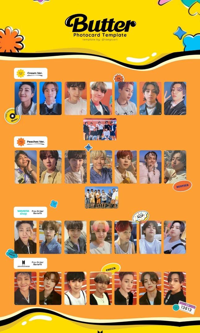 Template Photocard Jimin