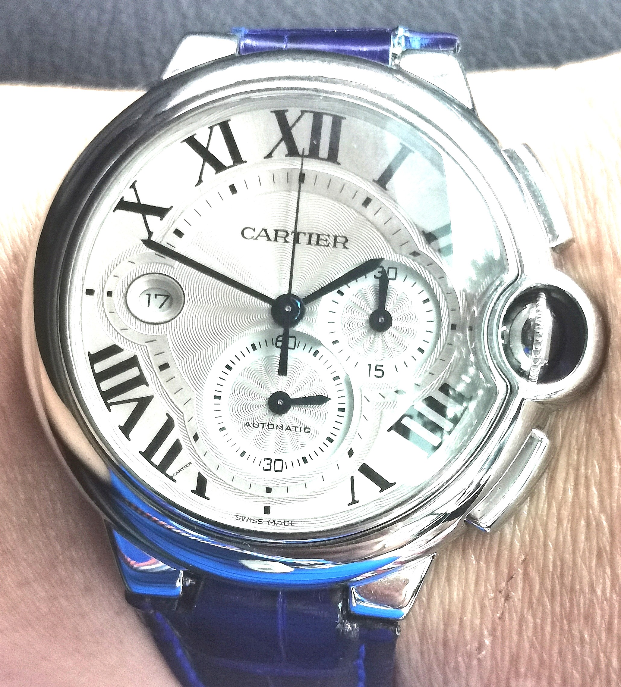 Cartier ballon hotsell bleu chronograph xl