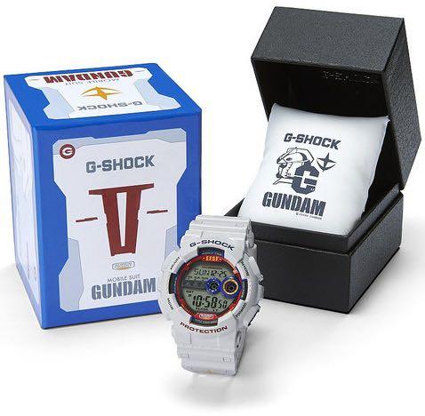 Casio G Shock GD 100 Gundam Mobile Suit RX 78 2 EFSF Gundam Char